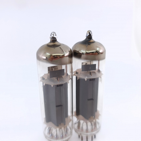 2 X PL82 MINIWATT TUBE. 1960s MULLARD PROD. B-CODES. MATCHED PAIR. 1. CH147