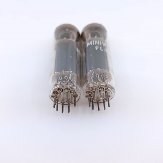 2 X PL82 MINIWATT TUBE. 1960s MULLARD...