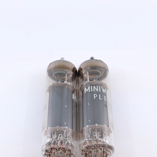 2 X PL82 MINIWATT TUBE. 1960s MULLARD...