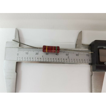 VINTAGE PIHER RESISTOR. 1W 5K1 5% *1 PC* NEW ORIGINAL 1970´S+ C648