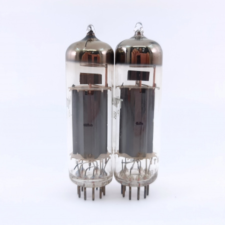 2 X PL82 MINIWATT TUBE. 1960s MULLARD PROD. B-CODES. MATCHED PAIR. 3. CH147