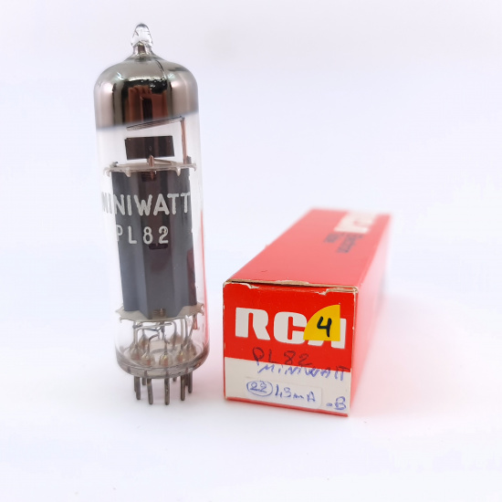 1 X PL82 MINIWATT TUBE. 1960s MULLARD PRODUCTION. B-CODES. 4. CH147