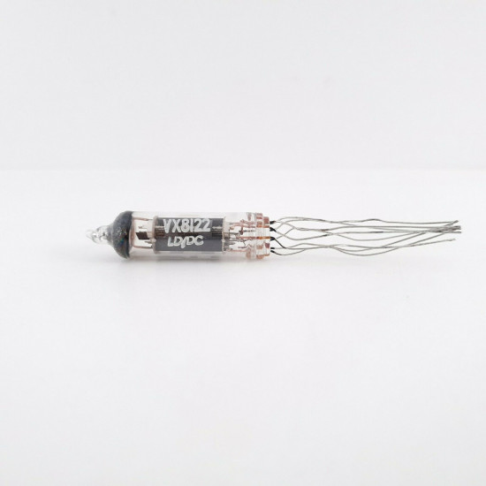 1 X VX8122 MULLARD TUBE. FLAT GETTER. CH40