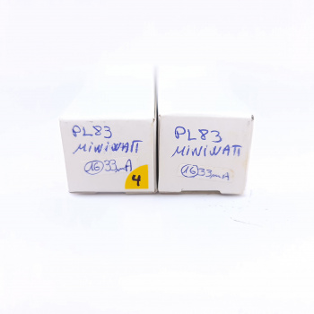 2 X PL83 MINIWATT TUBE.... 2