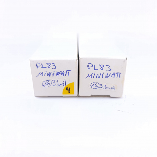 2 X PL83 MINIWATT TUBE. 1960s...