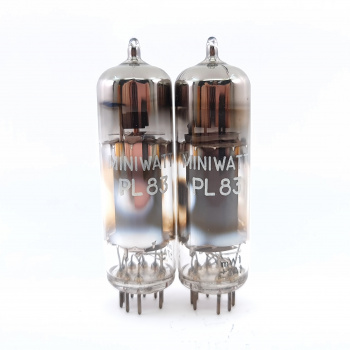 2 X PL83 MINIWATT TUBE....