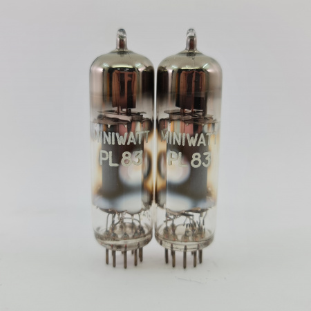 2 X PL83 MINIWATT TUBE. 1960s PRODUCTION. MATCHED PAIR. 8. CH148