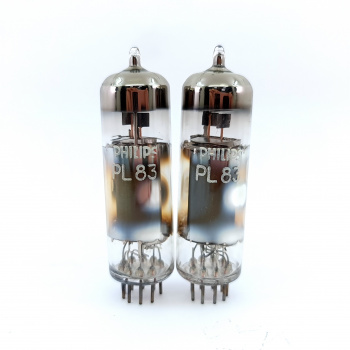 2 X PL83 PHILIPS TUBE....