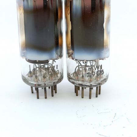 2 X PL83 PHILIPS TUBE. 1960s MINIWATT PRODUCTION. MATCHED PAIR. 12. CH148