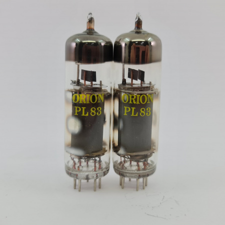 2 X PL83 ORION TUBE. TUNGSRAM PRODUCTION. MATCHED PAIR. 14. CH148