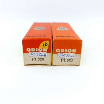 2 X PL83 ORION TUBE....
