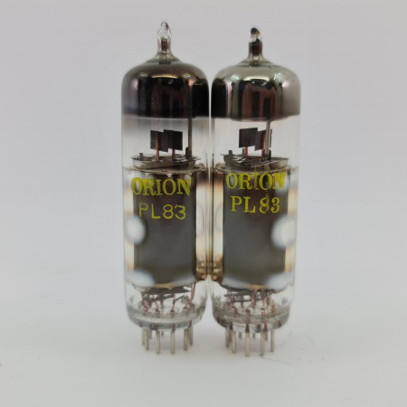 2 X PL83 ORION TUBE. TUNGSRAM PRODUCTION. MATCHED PAIR. 16. CH148