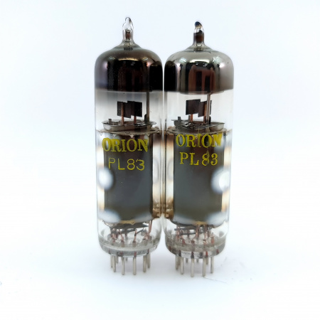 2 X PL83 ORION TUBE. TUNGSRAM PRODUCTION. MATCHED PAIR. 16. CH148