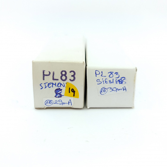 2 X PL83 SIEMENS TUBE. 1960s...