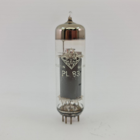 1 X PL83 TELEFUNKEN TUBE. COPPER RODS. 20. CH148