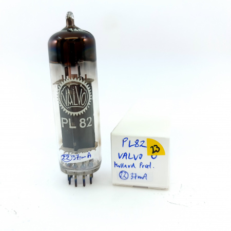 1 X PL82 VALVO TUBE. 1960s MULLARD PROD. B-CODES. COPPER RODS. 23. CH148