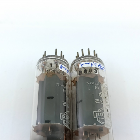 2 X PL82 MULLARD TUBE. 1960s PRODUCTIN. B-CODES. MATCHED PAIR. 26. CH148