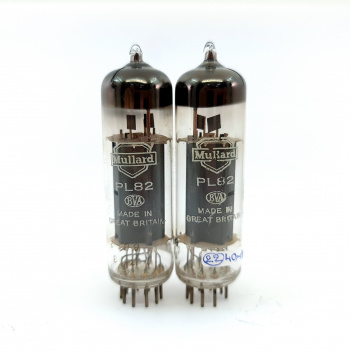 2 X PL82 MULLARD TUBE....