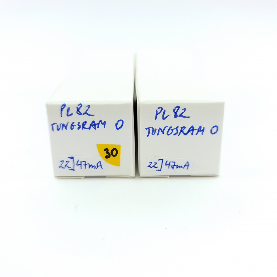 2 X PL82 TUNGSRAM TUBE. MATCHED PAIR....