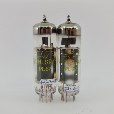 2 X PL82 TUNGSRAM TUBE. MATCHED PAIR. 30. CH148
