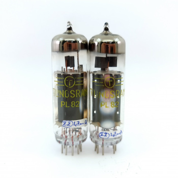 2 X PL82 TUNGSRAM TUBE....
