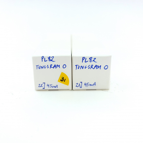 2 X PL82 TUNGSRAM TUBE. MATCHED PAIR....