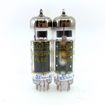 2 X PL82 TUNGSRAM TUBE....