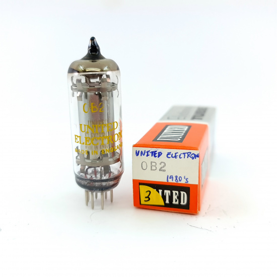 1 X 0B2 UNITED ELECTRON TUBE. 1980s RUSSIAN PROD. INVERTED CUP GETTER. 3. CH149