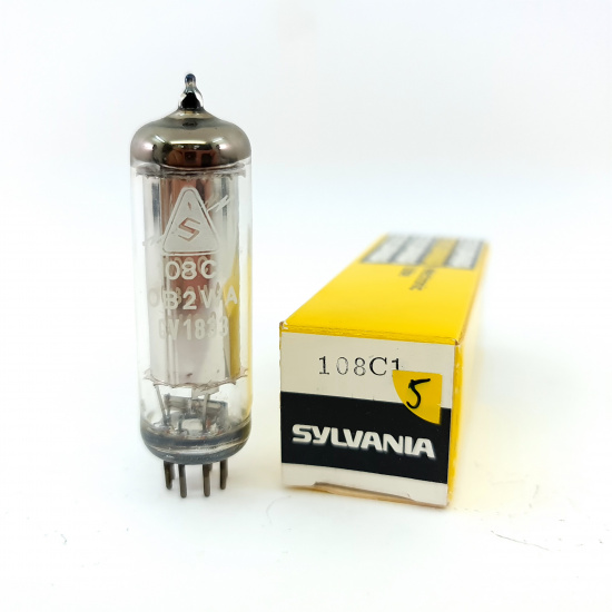 1 X 108C1 / 0B2WA / CV1833 SYLVANIA TUBE. D-GETTER. 5. CH149