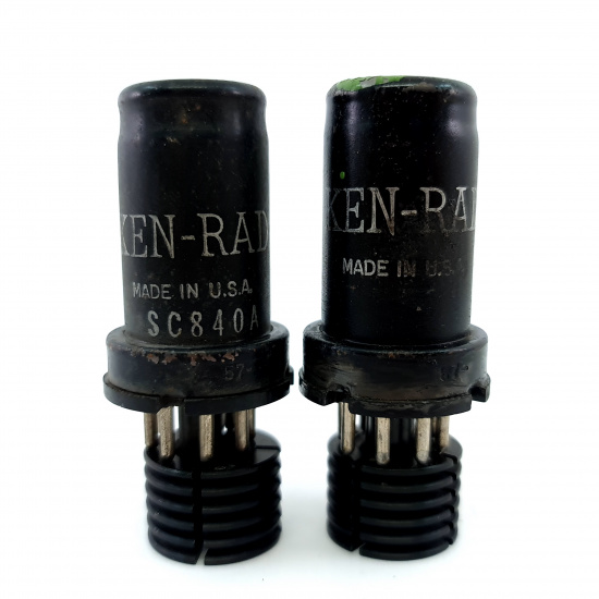 2 X 6SC7 KENRAD TUBE. 1950s...