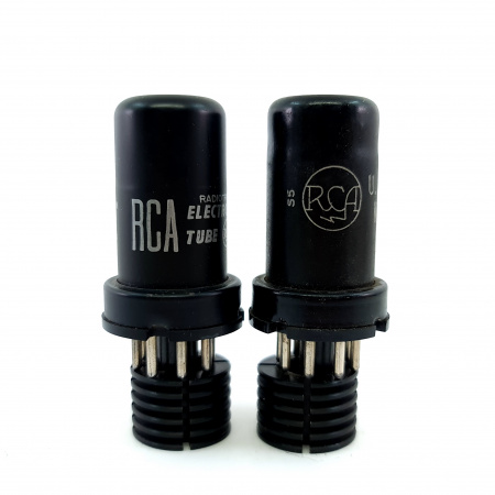 2 X 6SC7 RCA TUBE. 1950s PRODUCTION. MATCHED PAIR. 6. CH150