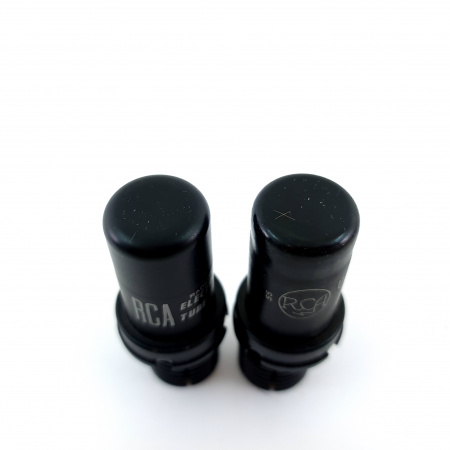 2 X 6SC7 RCA TUBE. 1950s PRODUCTION. MATCHED PAIR. 6. CH150