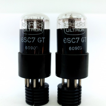 2 X 6SC7GT ULTRON TUBE.... 2