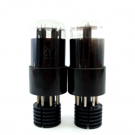 2 X 6SC7GT ULTRON TUBE. 1950s TUNGSOL PRODUCTION. MATCHED PAIR. 8. CH150