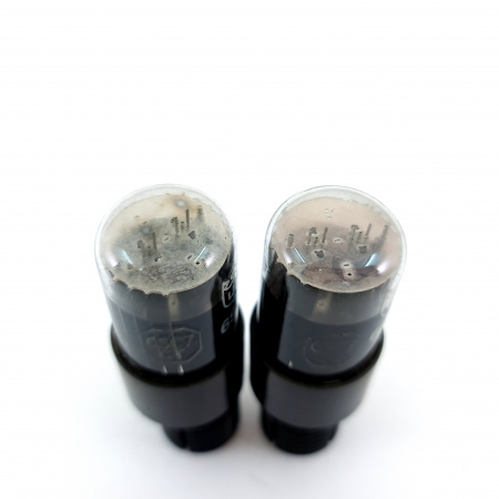 2 X 6SC7GT ULTRON TUBE. 1950s TUNGSOL PRODUCTION. MATCHED PAIR. 9. CH150