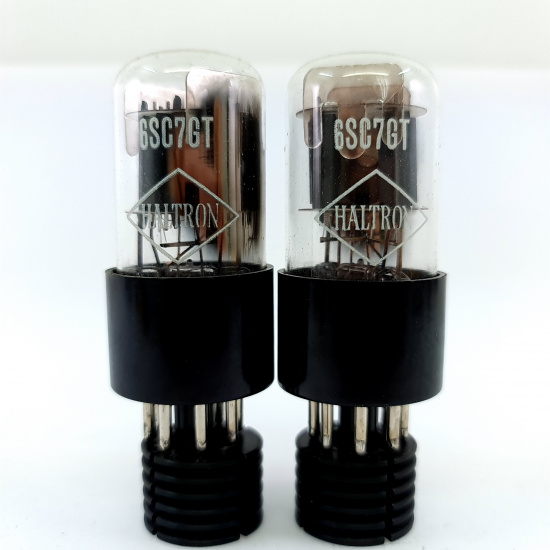 2 X 6SC7GT HALTRON TUBE. MATCHED...