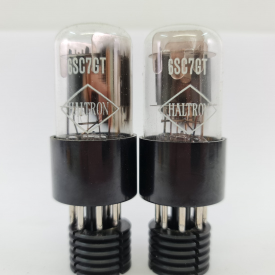 2 X 6SC7GT HALTRON TUBE. MATCHED...