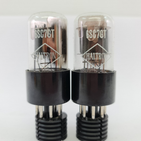 2 X 6SC7GT HALTRON TUBE. MATCHED PAIR. 11. CH150