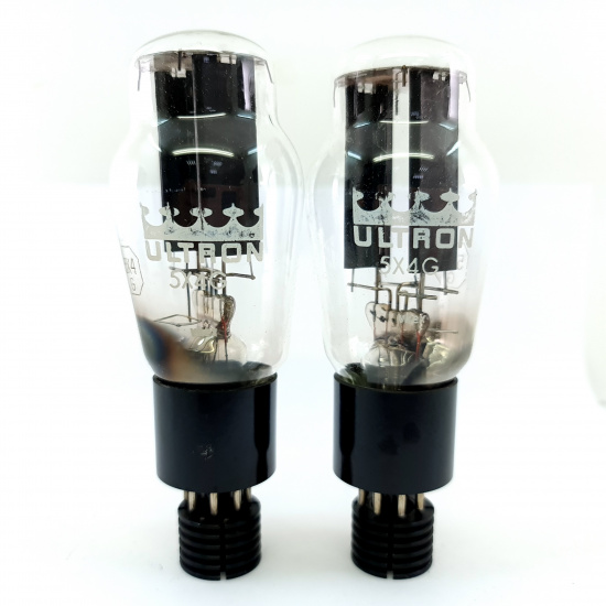 2 X 5X4G ULTRON TUBE. 1950s...