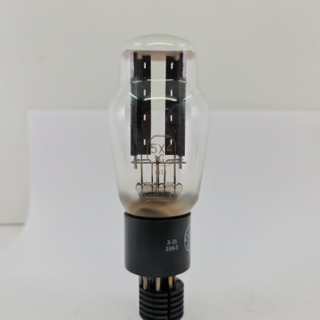 1 X 5X4G GENERAL ELECTRIC TUBE. 1950s PROD. BLACK PLATES. 1. CH152