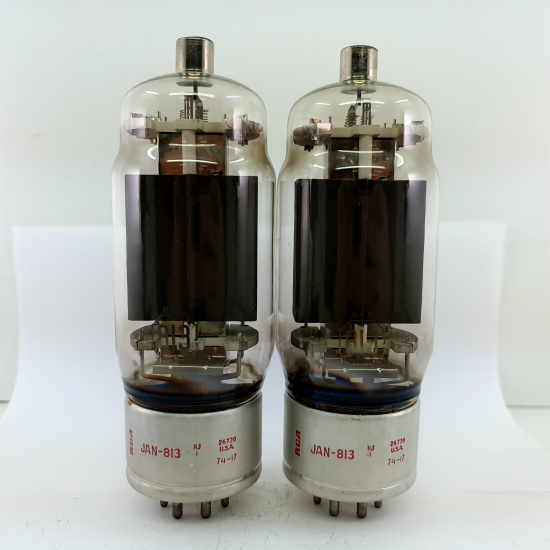 2 X JAN 813 RCA TUBE. 1974...