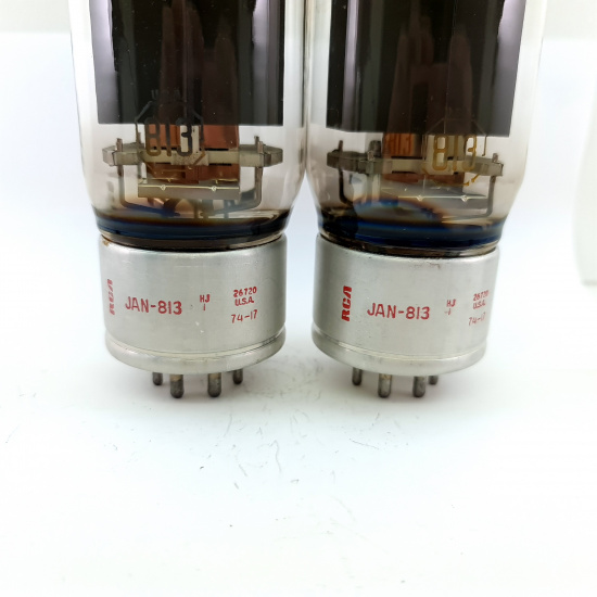 2 X JAN 813 RCA TUBE. 1974...