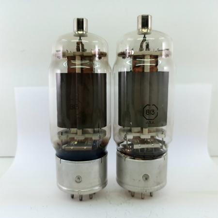 2 X JAN 813 WESTINGHOUSE TUBE. 1960s PRODUCTION. PAIR. 10. CH154