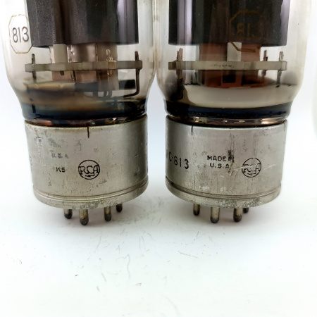 2 X 813 RCA TUBE. 1950s PRODUCTION. 12. CH154