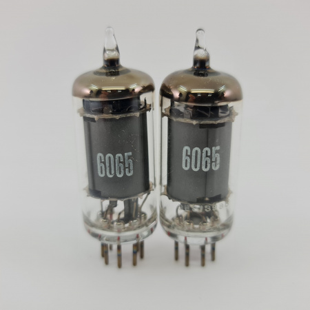 2 X 6065 / CV4015 / M8161 TUBE. MATCHED PAIR. 2. CH156