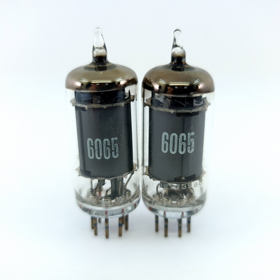 2 X 6065 / CV4015 / M8161 TUBE. MATCHED PAIR. 2. CH156