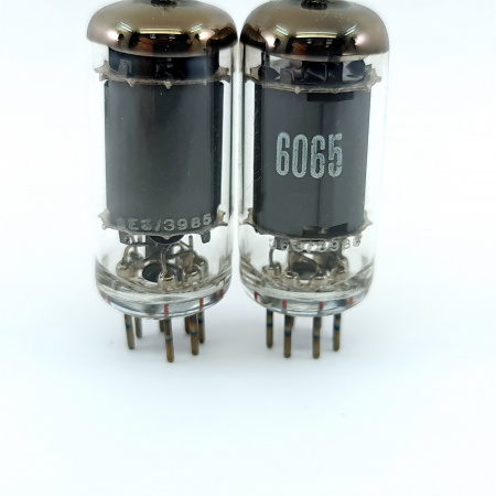 2 X 6065 / CV4015 / M8161 TUBE. MATCHED PAIR. 2. CH156