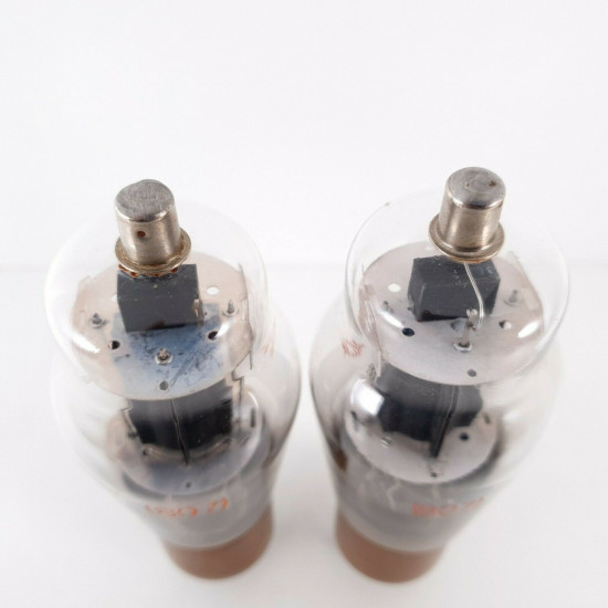 2 X 807 / M5B/250A TUBE. MARCONI PRODUCTION. DUAL GETTER. BLACK PLATES. CN  ENA