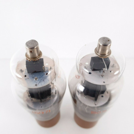 2 X 807 / M5B/250A TUBE. MARCONI PRODUCTION. DUAL GETTER. BLACK PLATES. CN  ENA