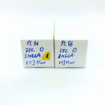 2 X PC86 IEC TUBE. 3 MICA.... 2